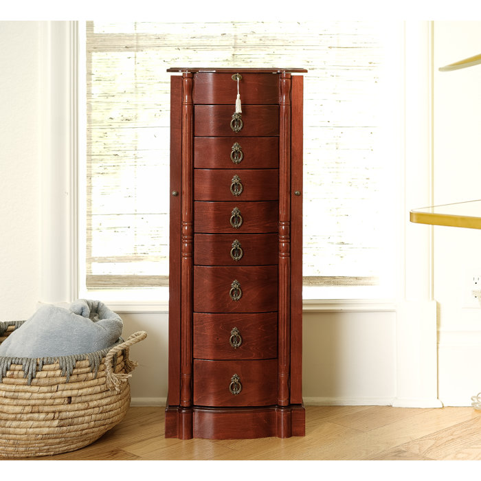 Astoria Grand Kennell 14'' Wide Freestanding Jewelry Armoire & Reviews